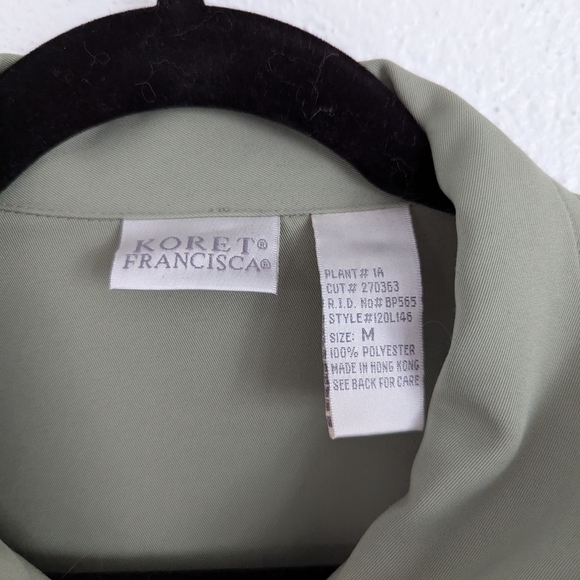 Green Embroidered Zip-Up Jacket - Picture 4 of 5